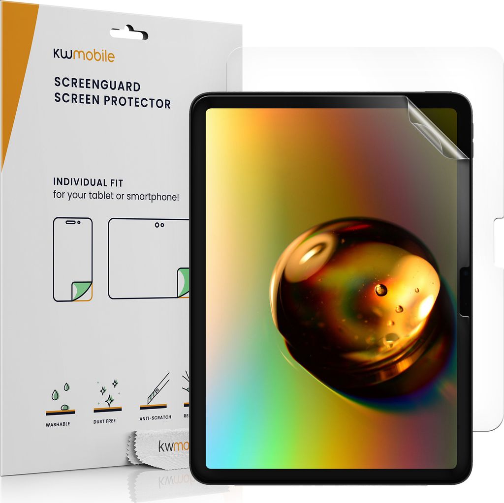 kwmobile 2x Schutzfolie kompatibel mit Apple iPad Air 11" Produktbild 1