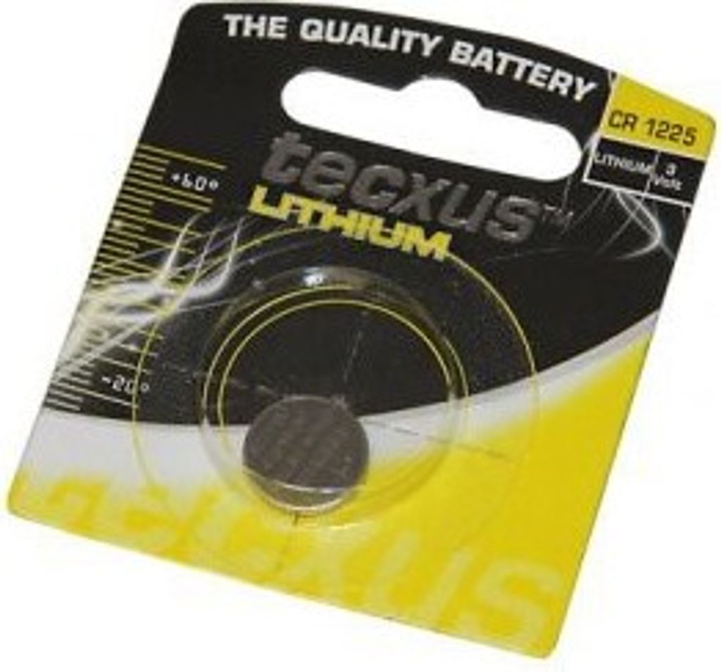 tecxus - CR 1225 / CR1225 - 3 Volt Lithium