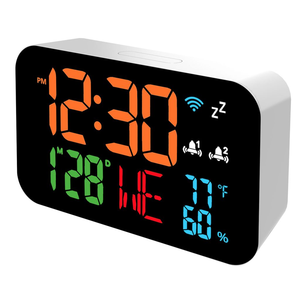 Tuya WiFi teploměr vlhkoměr, LED digitální vnitřní, hodiny Obrázek produktu 15