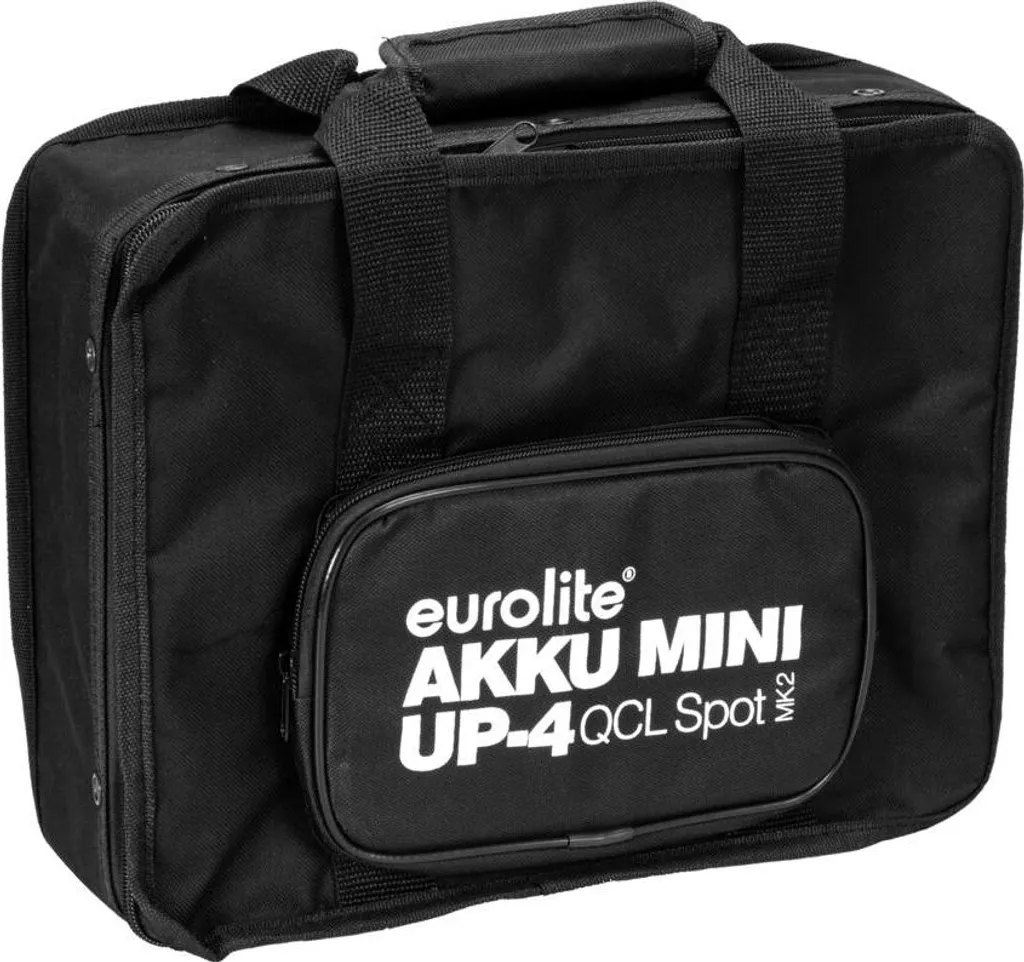 Sac Eurolite avec compartiments pour 4 spots AKKU Mini UP-4 QCL MK2 gris