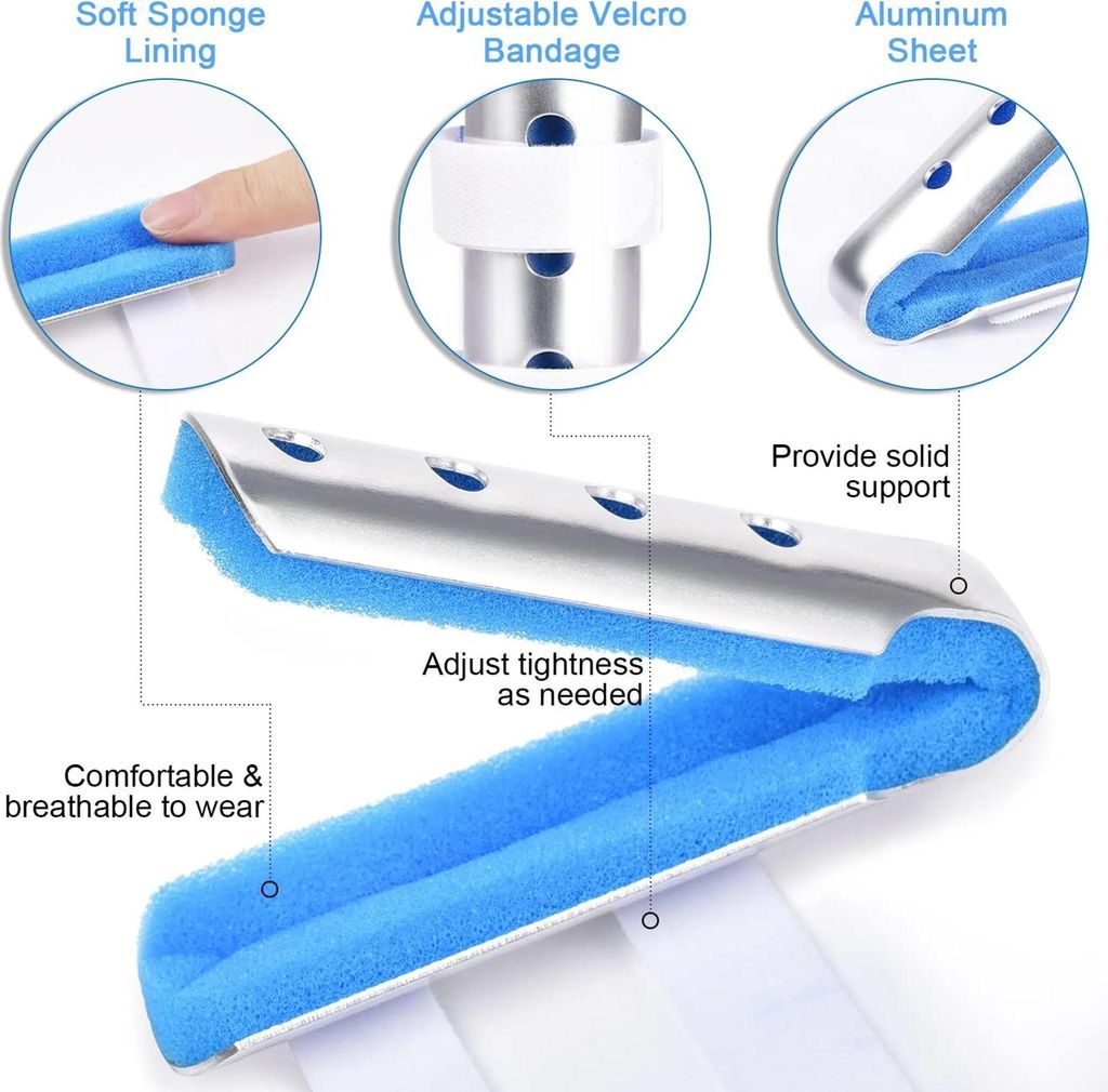 Fingerschiene für gebrochene Finger & Arthritis, 3 Stück, Produktbild 