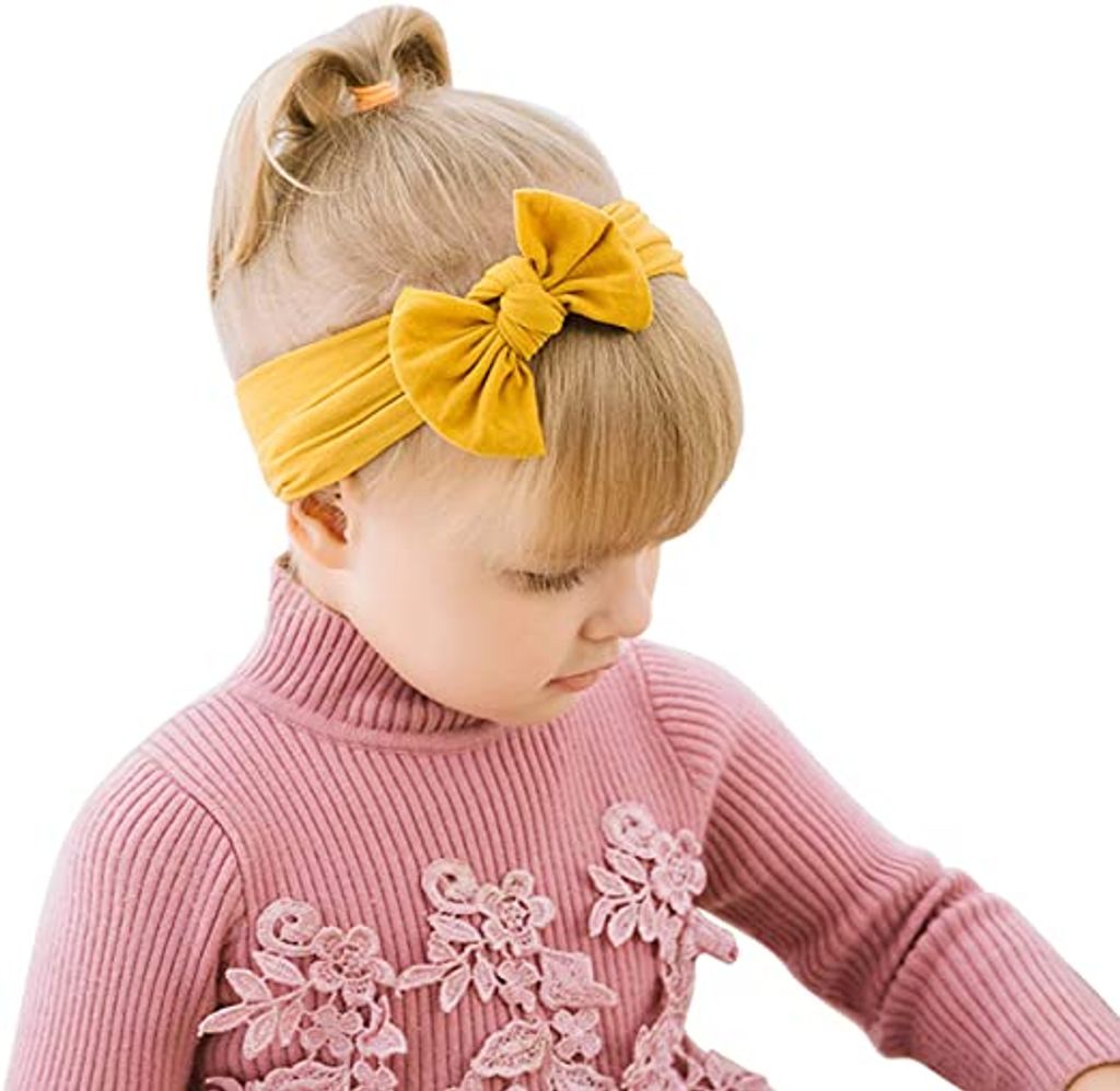 Mädchen Kinder Baby Haarband Bogen Stirnband Turban Knoten Kopfband Haarschmuck 