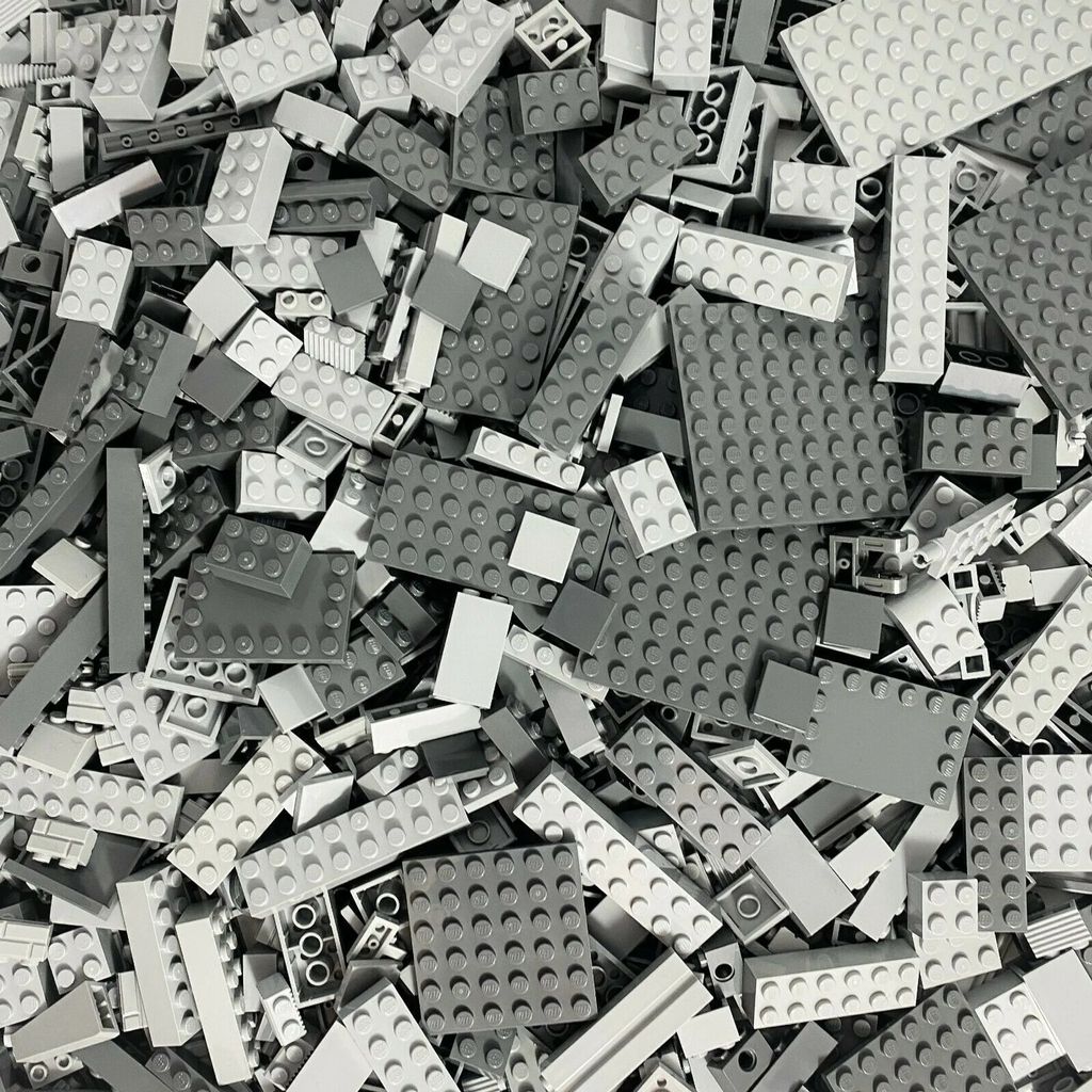 LEGO® Mattoncini speciali Misto Grigio chiaro Grigio scuro Immagine del prodotto 