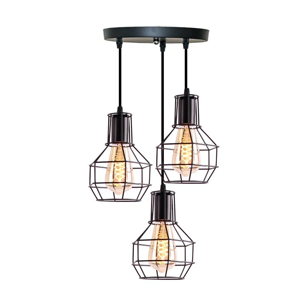 Suspension Noire MK021-B Idéale pour Éclairer une Table à Manger