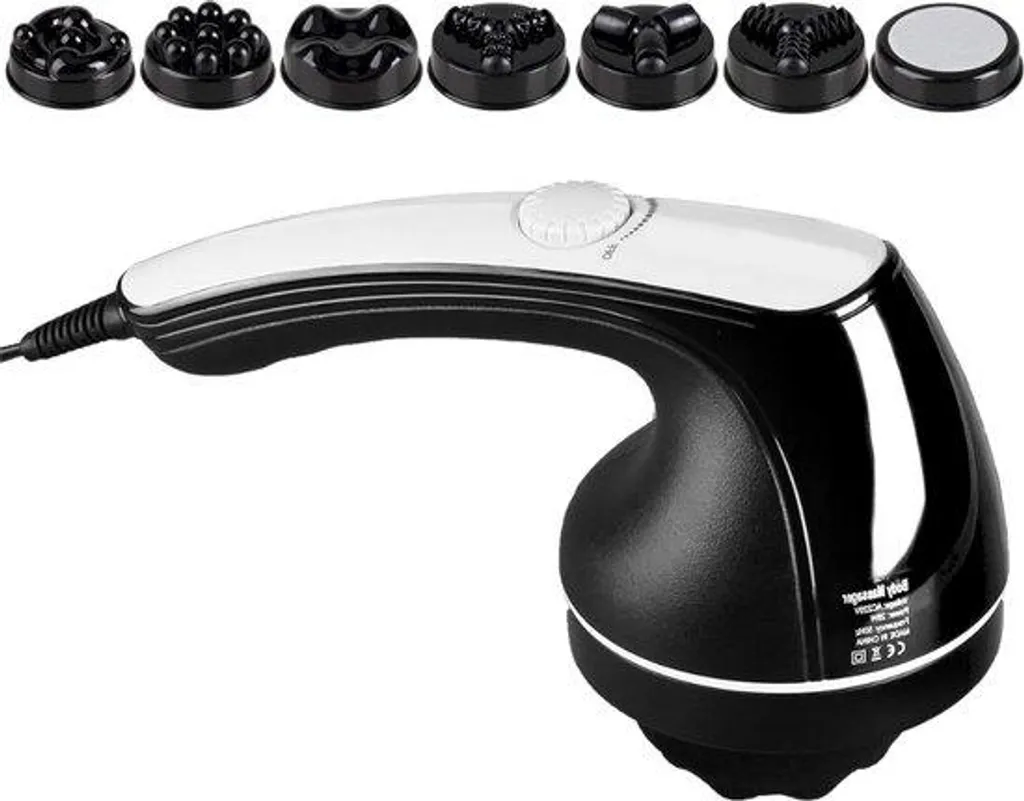 Appareil massage mains noir à compression et chaleur thérapeutique