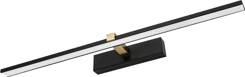 Applique LED salle de bain anti-éblouissement 12W Venus Noir et Or