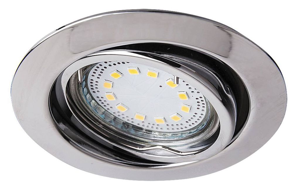 Rabalux 1050 Deckenstrahler 3 Spots Lite, GU10, 3W, 3000K, 240lm, silber, rund, warmweiß, Modern, ø86mm