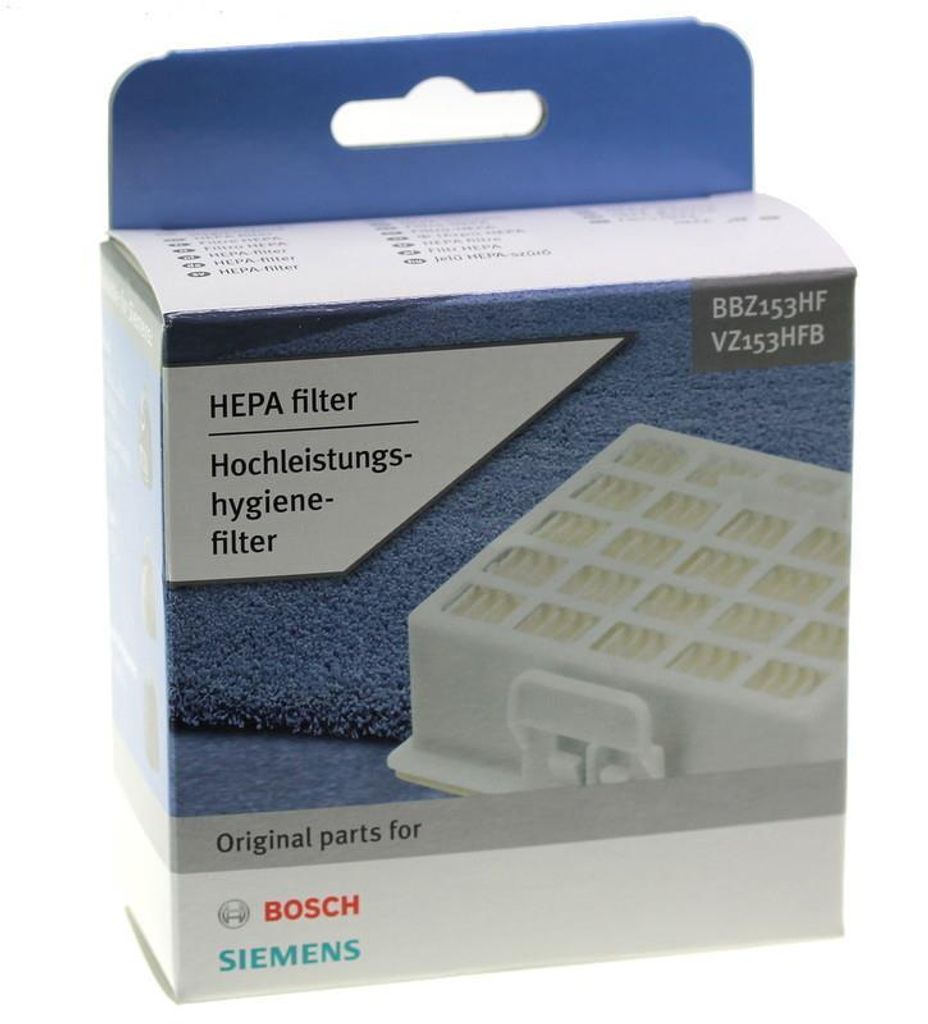 Bosch BBZ153HF, Filter, Blau, Weiß, 200 mm, 190 mm, 40 mm, Produktbild 