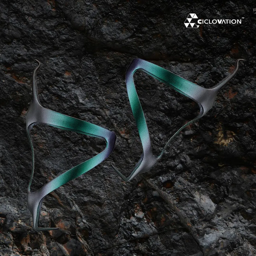 Anti-Vibration Ruban Cintre Ciclovation Carbon Cosmic Haze Emerald