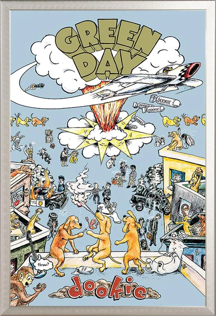 Cornice Shinsuke Argento + Poster Green Day Dookie - Offerta Promo