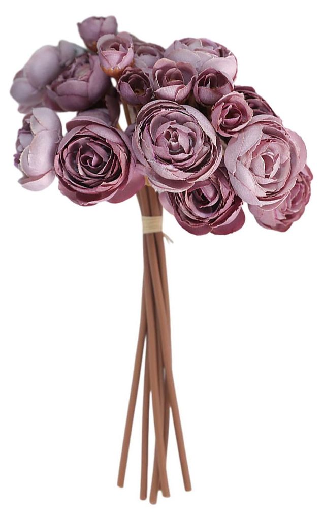 Künstliche Ranunkeln (Ranunculus asiaticus) – realistische Seidenblumen für Zuhause, Büro, Hochzeit, Party – DIY-Sträuße, Tischdekorationen