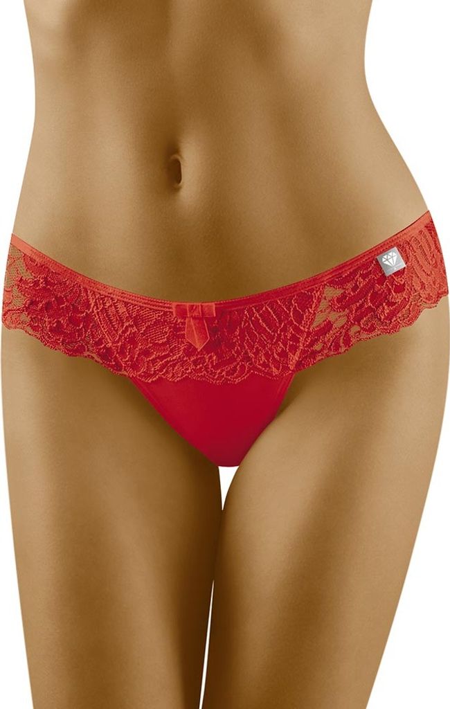 Wolbar Damen Slip 3503 Limited Edition Diamant, Rot, S
