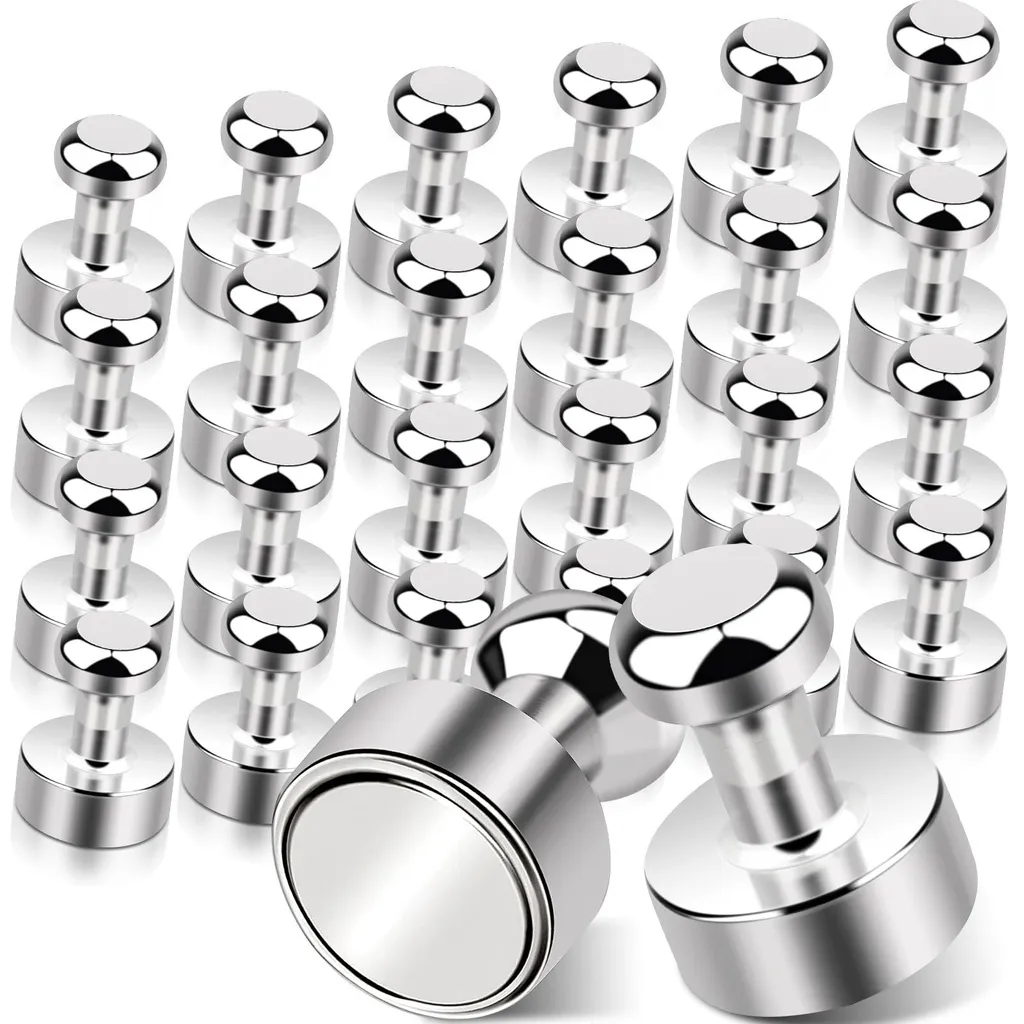 26 Aimants Néodyme Ultra-Puissants pour Tableau Blanc et Frigo - Ø12mm