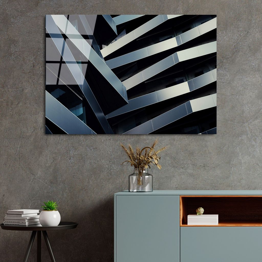 Wallity, UV-048 70 x 100, Dekorative Malerei aus gehärtetem Glas, 100 % gehärtetes Glas, Mehrfarbig, 70 x 100 cm