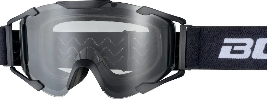 Lunettes motocross Bogotto B-ST noir mat : fini la buée et la boue