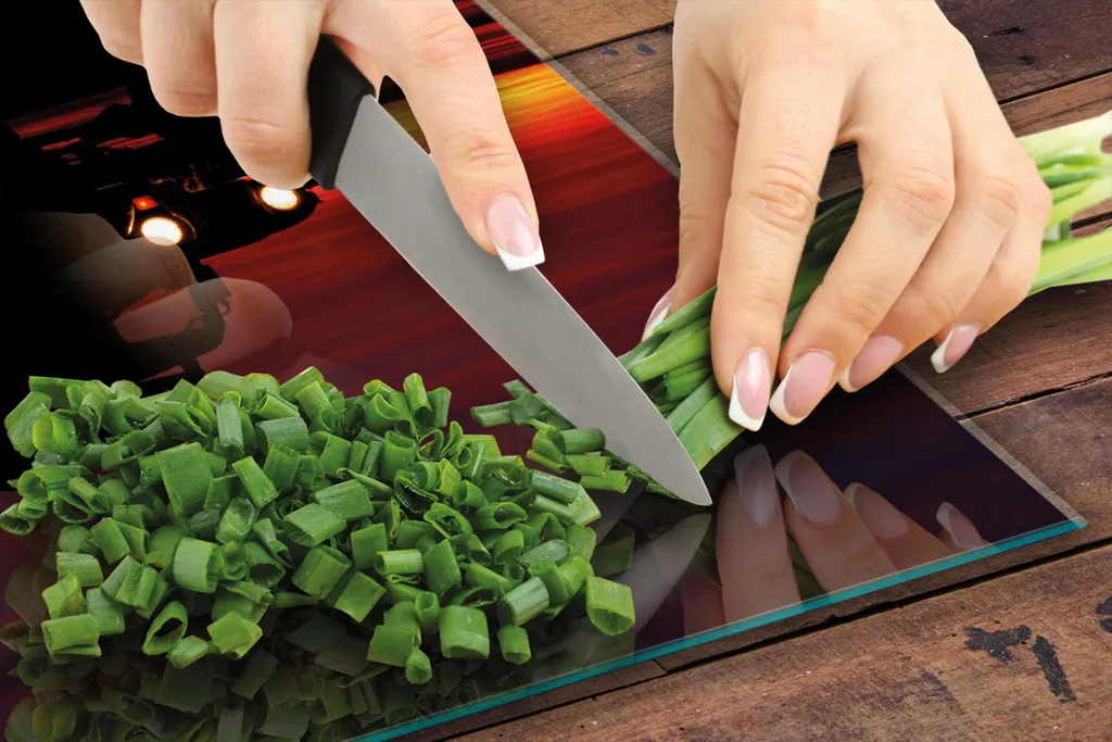 Tagliere in Vetro 45x52 per Camper e Van - Coprifuoco Resistente - 3