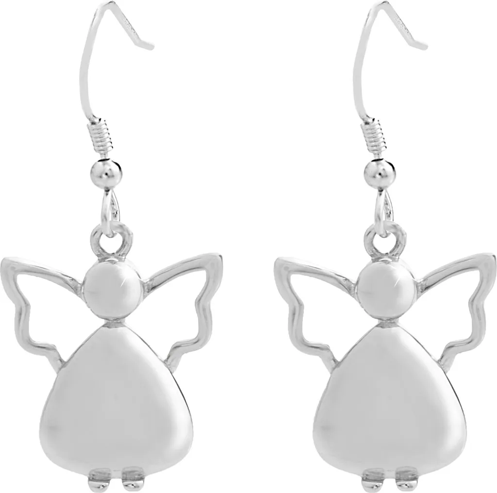 Pendentif Ange Hypoallergénique Argent 925 et Cristaux Swarovski Fins