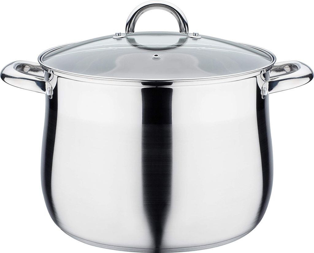 GSW Jumbotopf 26 cm avec couvercle en verre, 989862, acier Image du produit 
