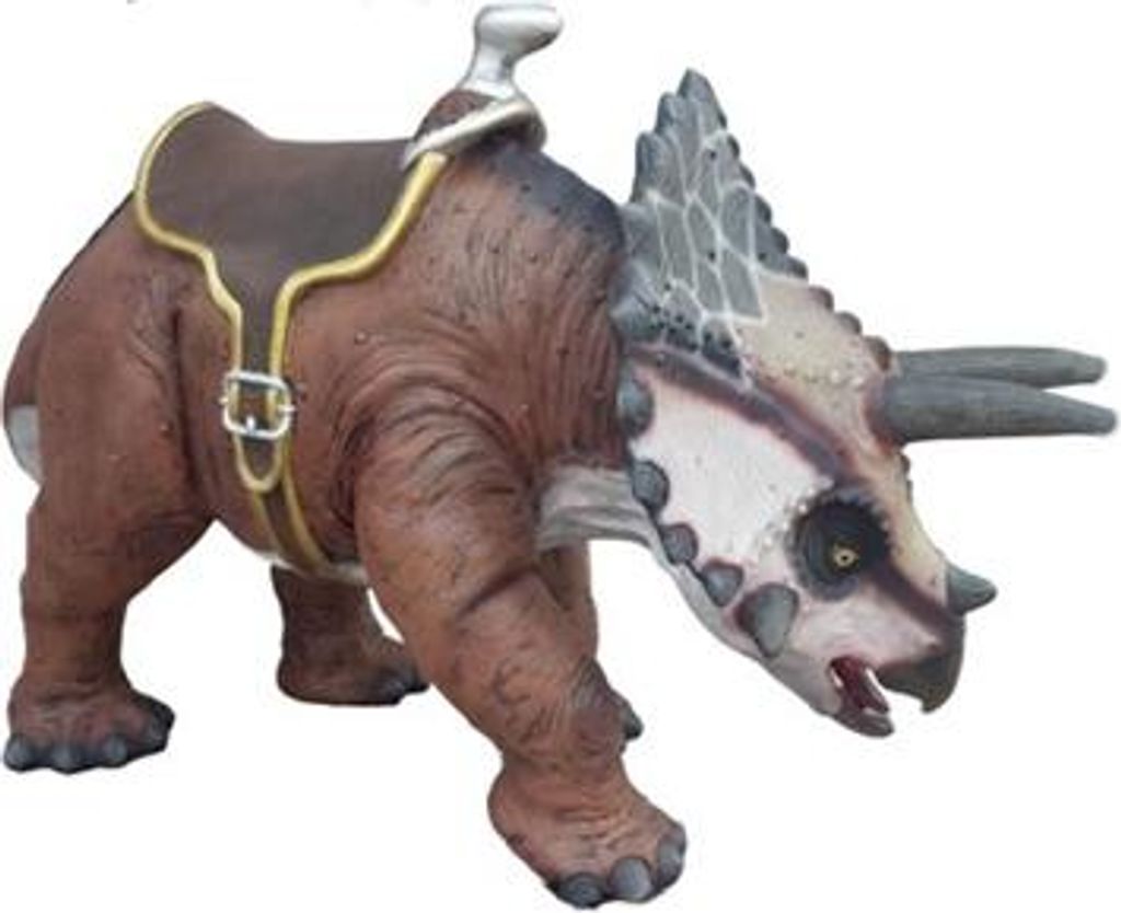 Styracosaurus Dinosaurier Garten Figuren Statuen Figur Skulptur Deko Skulpturen