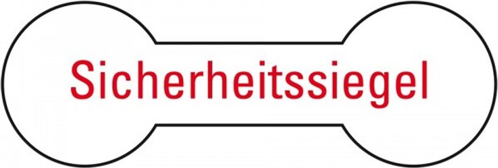 Dreifke Sicherheitssiegel, RoHS-konform, weiß, Haftpapier, permanent, 60x20m...