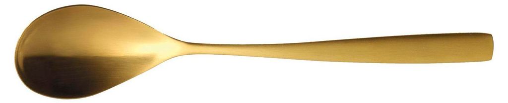 COMAS 6351 Dessertlöffel BARCELONA GOLD Edelstahl 18/10 / PVD-Beschichtung / Gold-Finish