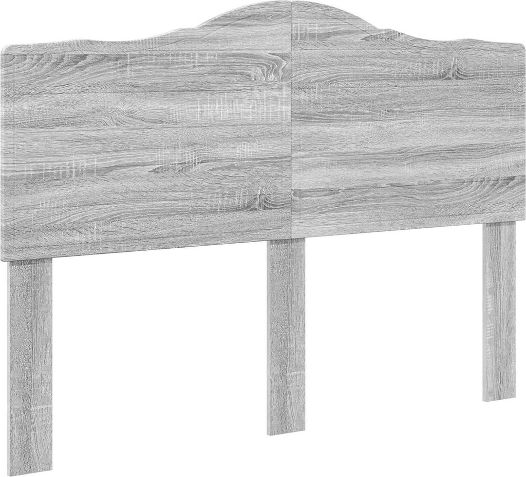 vidaXL Kopfteil Graues Sonoma 140 cm Holzwerkstoff