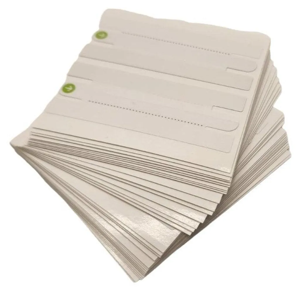 Scellé adhésif en papier blanc pour iPhone - Lot 100 pièces haute qualité