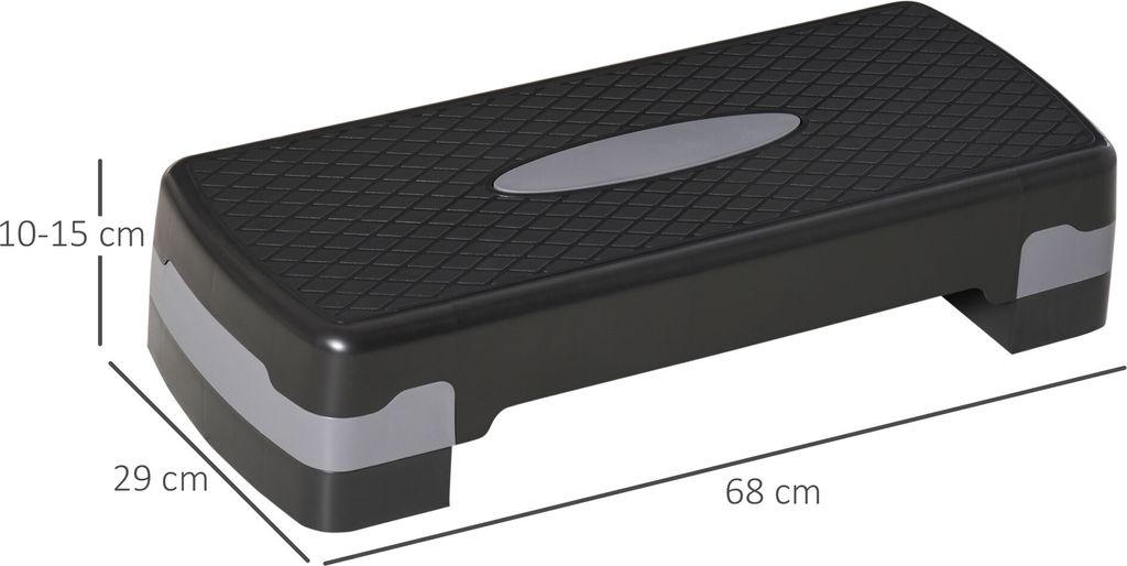 HOMCOM Stepping Board Aerobic Fitness Cvičenie na bicykli Obrázok produktu 3