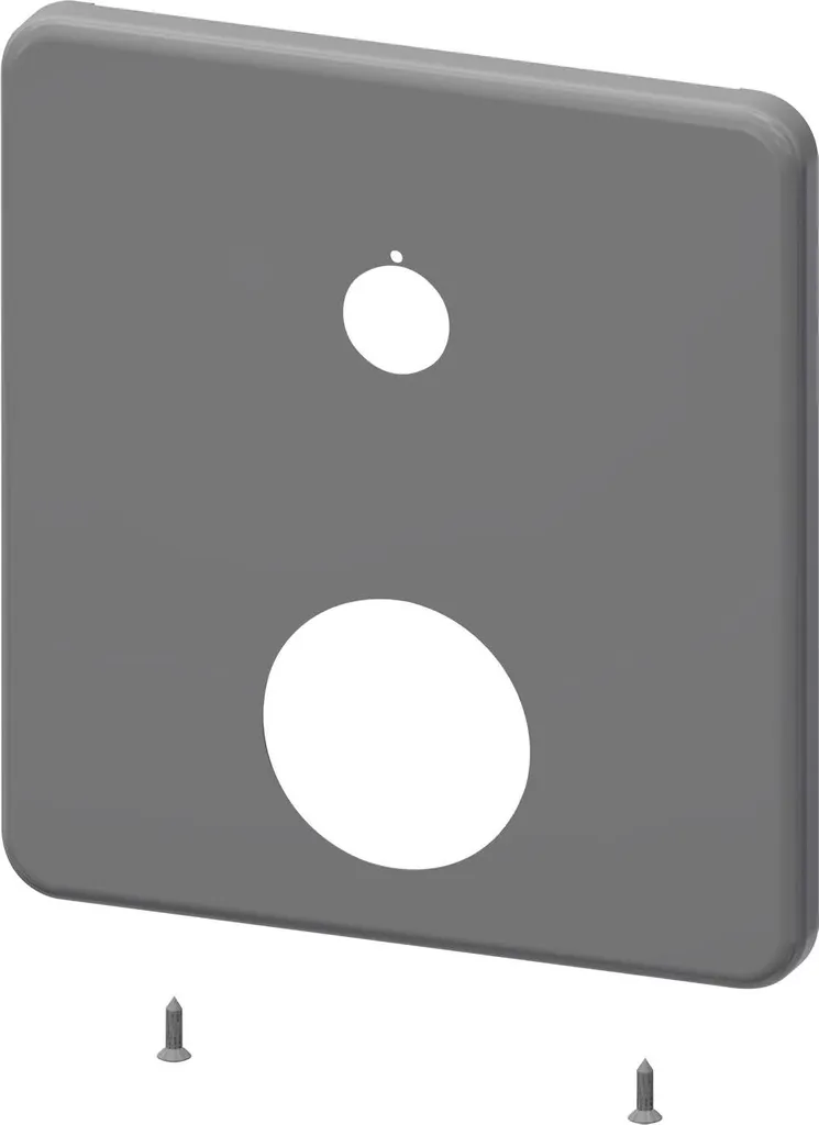 Placca Acciaio Inox KWC 2030072246 F5 - Design 205x225mm per Bagni Pubblici