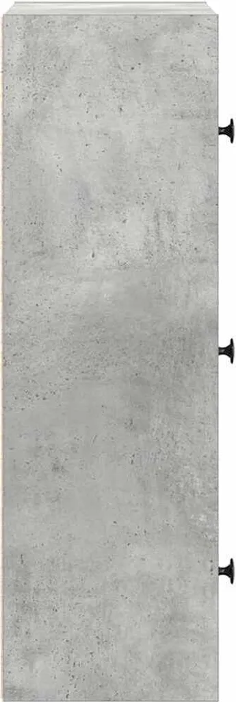 Libreria Moderna SYFAX Grigio Cemento - Eleganza e Ordine in 40 cm - 5