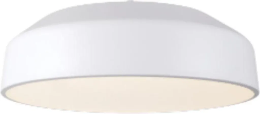 Plafonnier LED pour Cuisine et Chambre - Cagliari Blanc 40cm Puissant