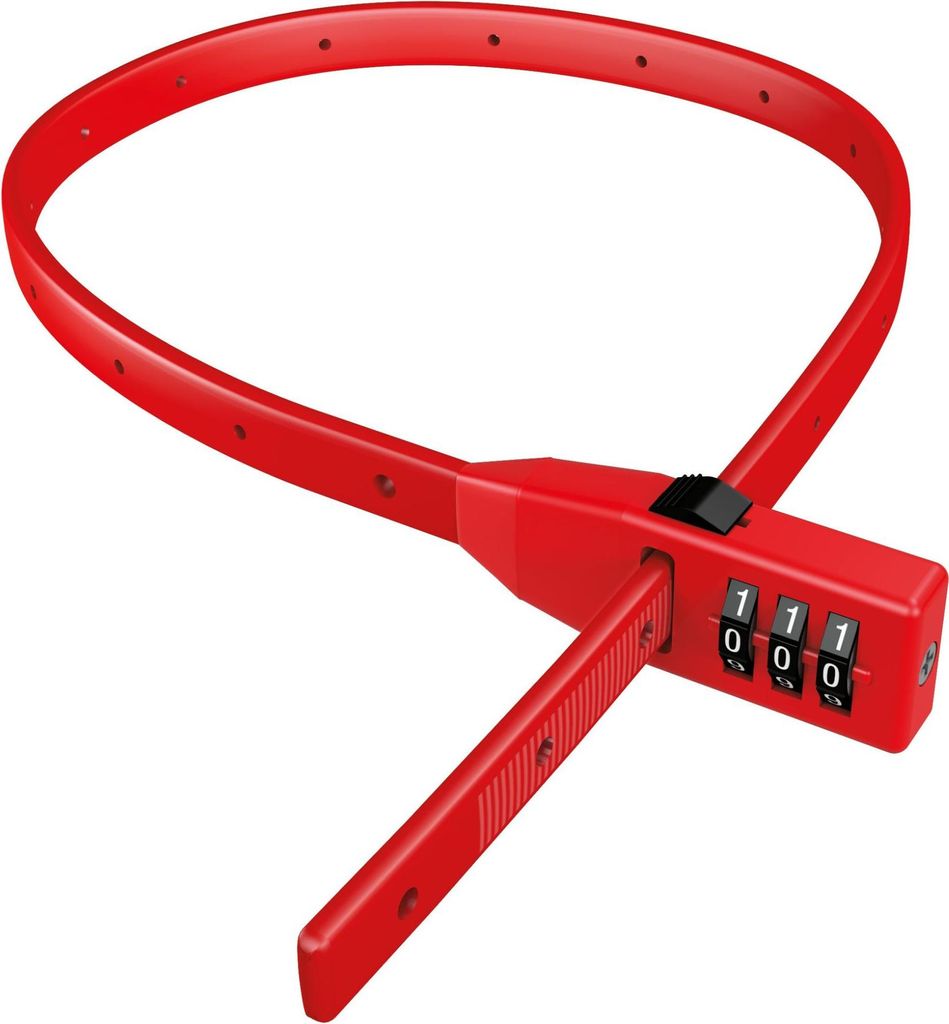 BASI - Kabelbinder-Schloss - KBS 50 - Farbe: Rot