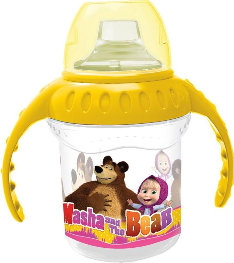 Masha and the Bear Wasserflasche Trinkflasche 85327 Kunststoff 230ml