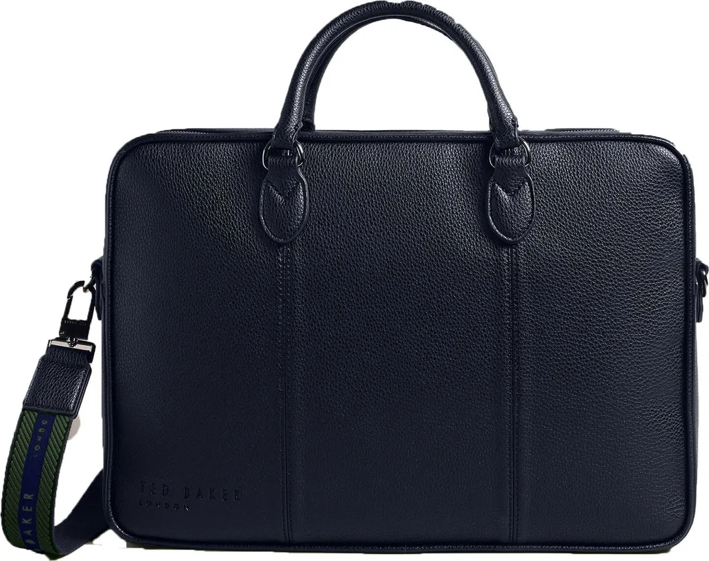 Ted Baker Kaden Serviette Porte-ordinateur Noir en Polyuréthane Chic