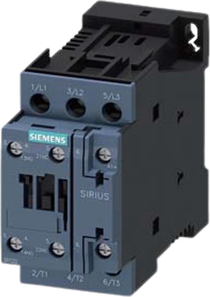 Siemens Schütz, AC-3e, 12 A, 5,5 kW, 400V, 3-polig, DC 24V, 1S+1Ö, Schraubanschluss, 1 Stk.