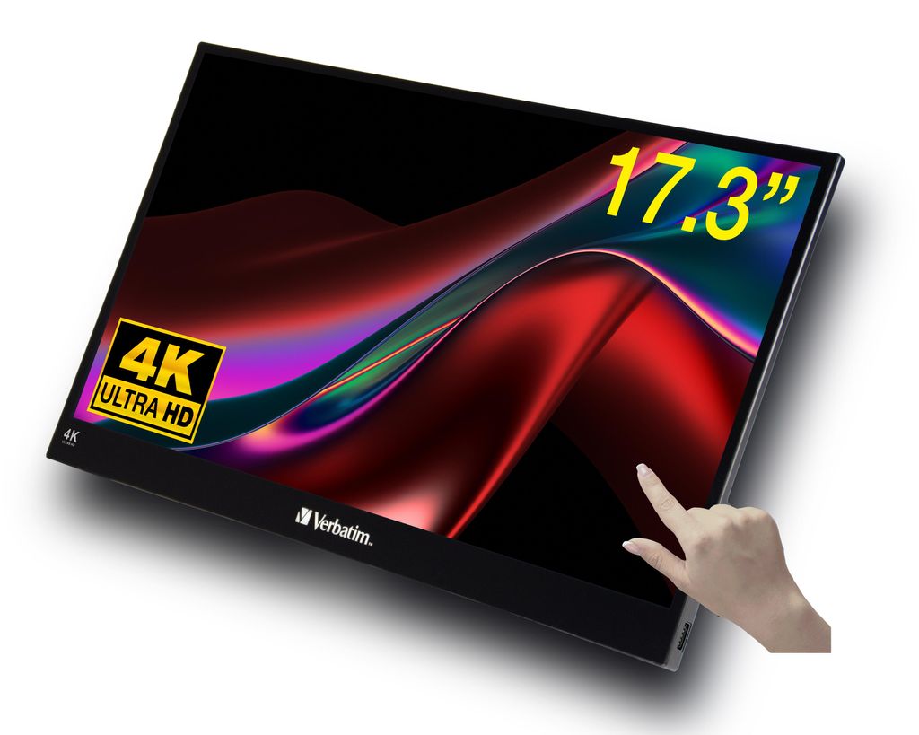 Verbatim 32239 Verbatim PMT-17 4K Monitor touchscreen Immagine del prodotto 