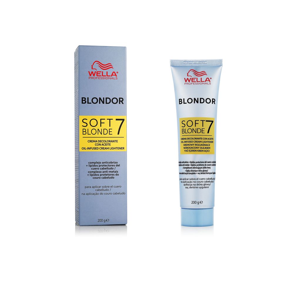 Wella Blondor Soft Blonde 7 Oil Infused Cream Lightener 200 Obrázok produktu 