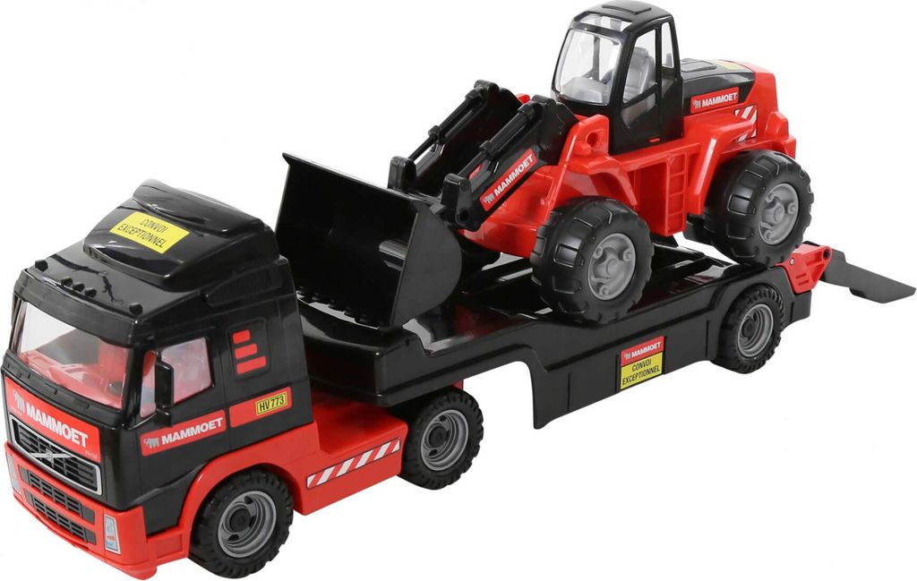 Polesie MAMMOET VOLVO Tieflader LKW m. Schaufellader Produktbild 