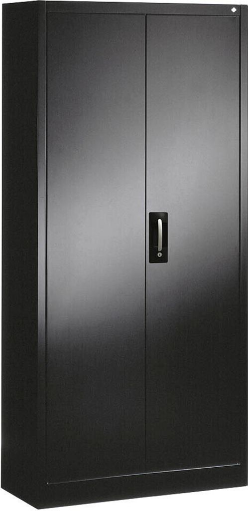 CP Stahlschrank, anthrazit, Maße (BxTxH): 93,0 x 40,0 x 195,0 cm, 4 Fachböden