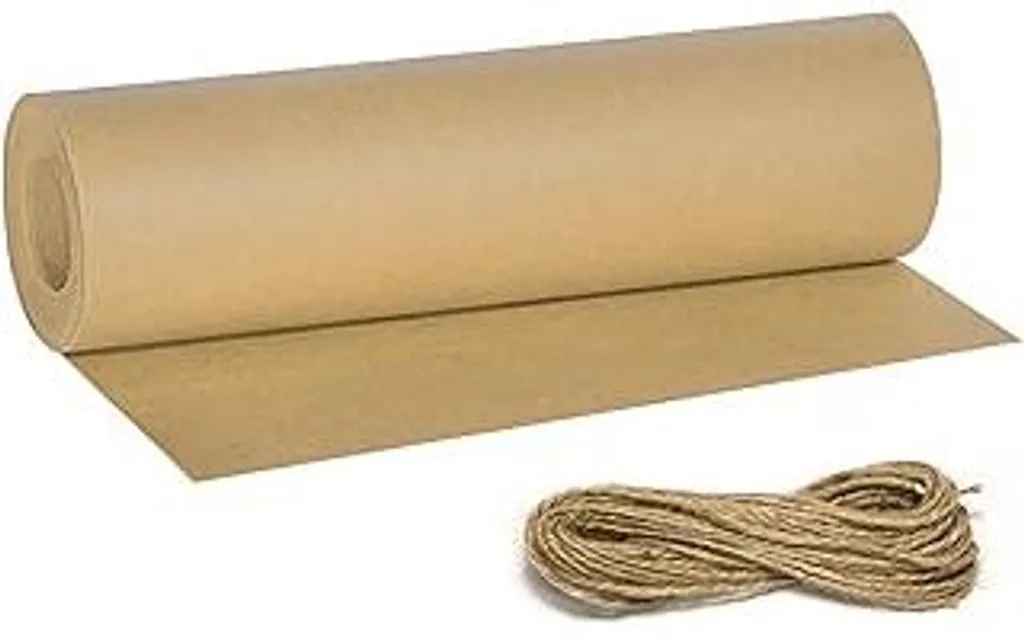 Carta Kraft Marrone Naturale per Artigianato e Regali - Rotolo 30m