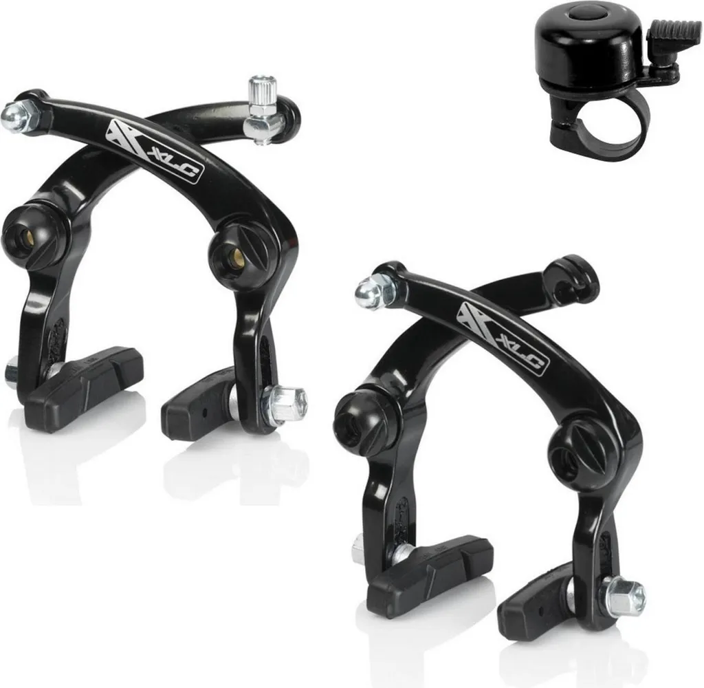 Kit Freinage BMX pour Freestyle et Street Noir avec Sonnette Offerte