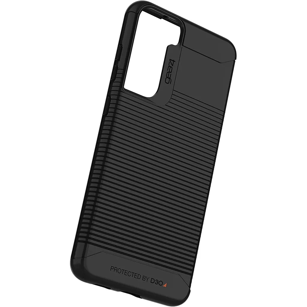 Custodia Samsung S21 FE Silicone Gear4 Nero - Slim & Shockproof
