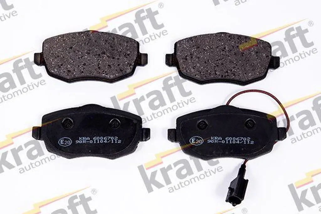 Plaquettes de frein KRAFT 6006702 pour Ypsilon - Qualité OE 77364332
