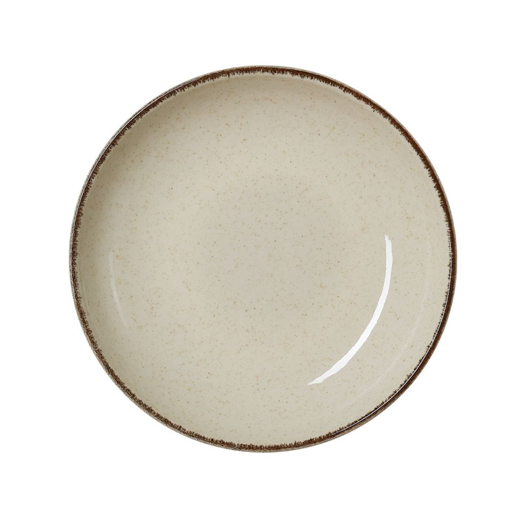 6x Tiefe Teller 21 cm SMILLA Sand / beige Produktbild 