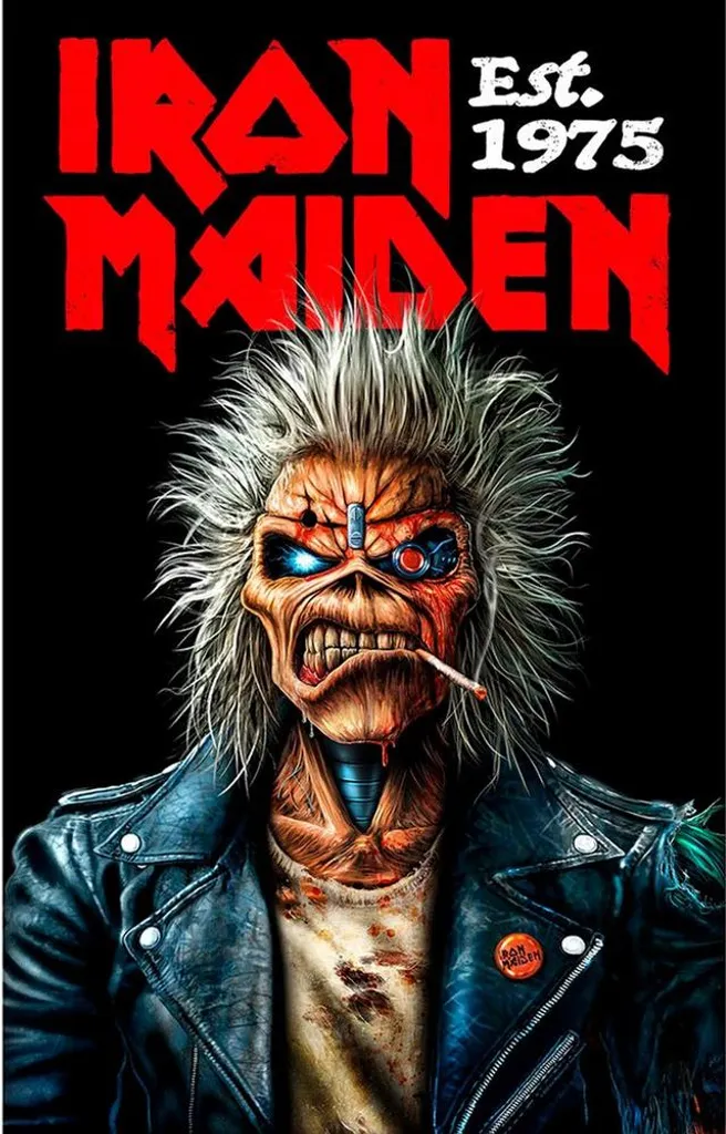 Affiche Iron Maiden Est 1975 Claw pour Transformer vos Murs en Rock