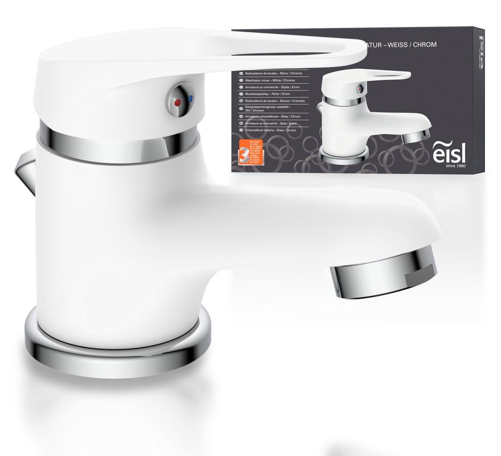 eisl SPEED Waschtischarmatur mit Zugstange, Wasserhahn Bad Produktbild 