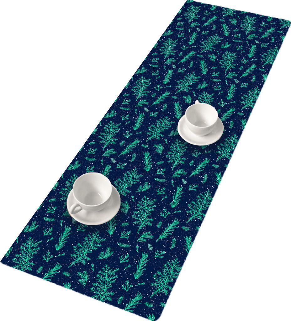 BERTONI Filz Tischläufer, Tischdecke mit Muster Bank Tischdekoration JUNIPER 115x40 cm