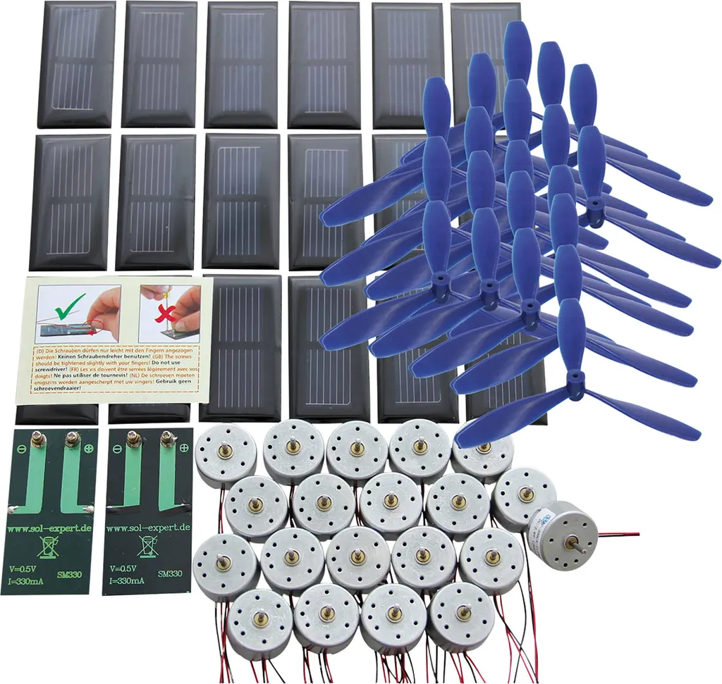 SOL-EXPERT Jeu de classe solaire basic L raccord à vis avec hélice