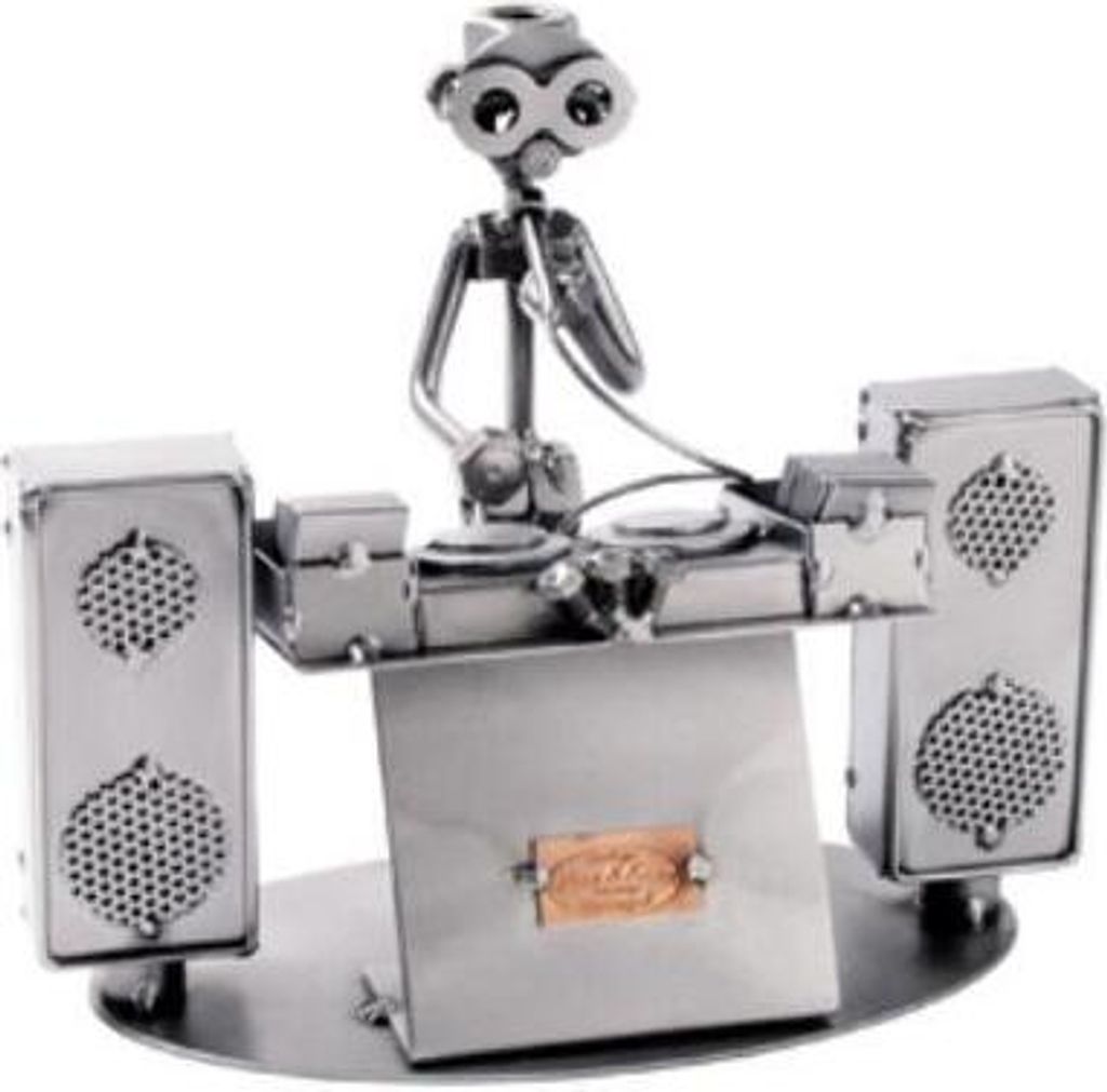 Schraubenmännchen Classic DJ Metallfigur handgefertigt Unikat