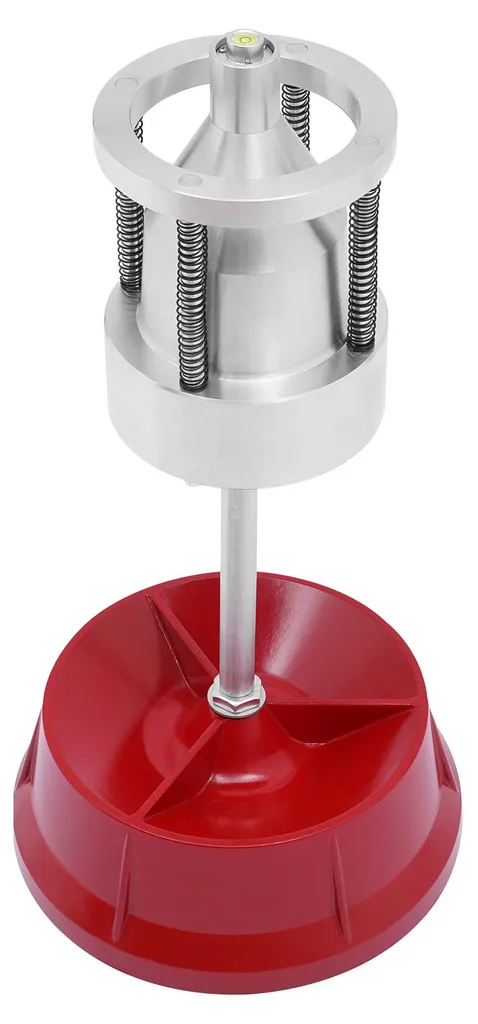 Support d'équilibrage de roue moto statique 1 à 4 pouces en alu rouge